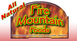 Logo design for Fire Mountain Foods utilizing Photoshop and Corel Draw